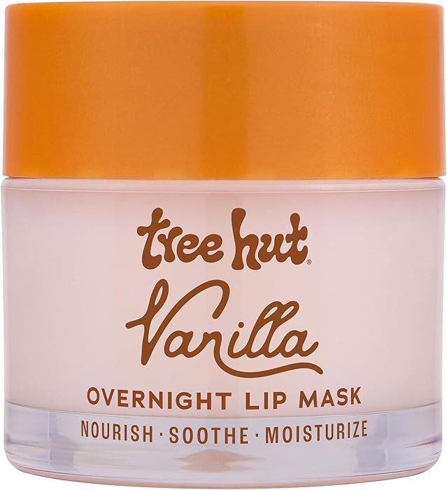 Tree Hut Vanilla Overnight Lip Mask, Deeply Hydrating Leave-On Treatment for Soft Lips, Self Care... | Amazon (US)