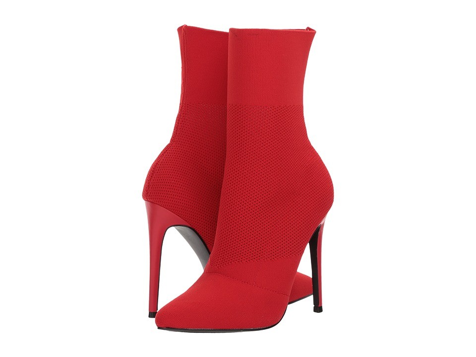 Steve Madden - Century (Red) Women's Dress Pull-on Boots | Zappos