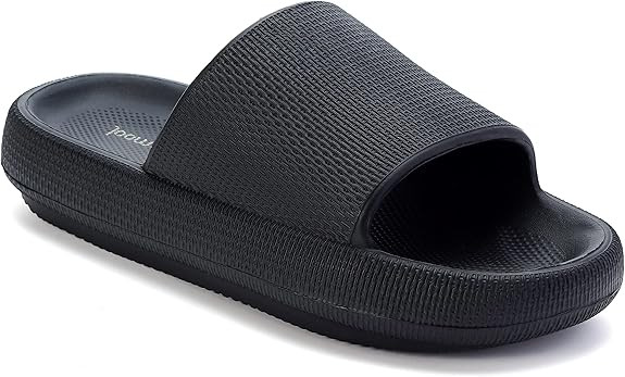 Joomra Pillow Slippers for Women and Men Non Slip Quick Drying Shower Slides Bathroom Sandals | U... | Amazon (US)