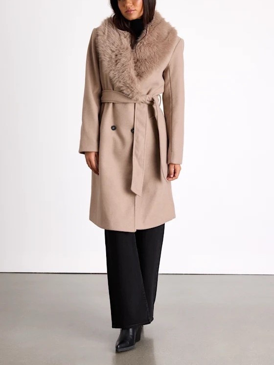 Cantrell Taupe Double-Breasted Faux Fur Coat is under $100.

Keywords: Wool coat, winter coat, leather coat, faux fur coat, puffer coat, puffer jacket, suede coat, teddy coat, teddy jacket, cropped coat, trench coat, gifts for her 




#LTKSeasonal #LTKgrwm #LTKHoliday