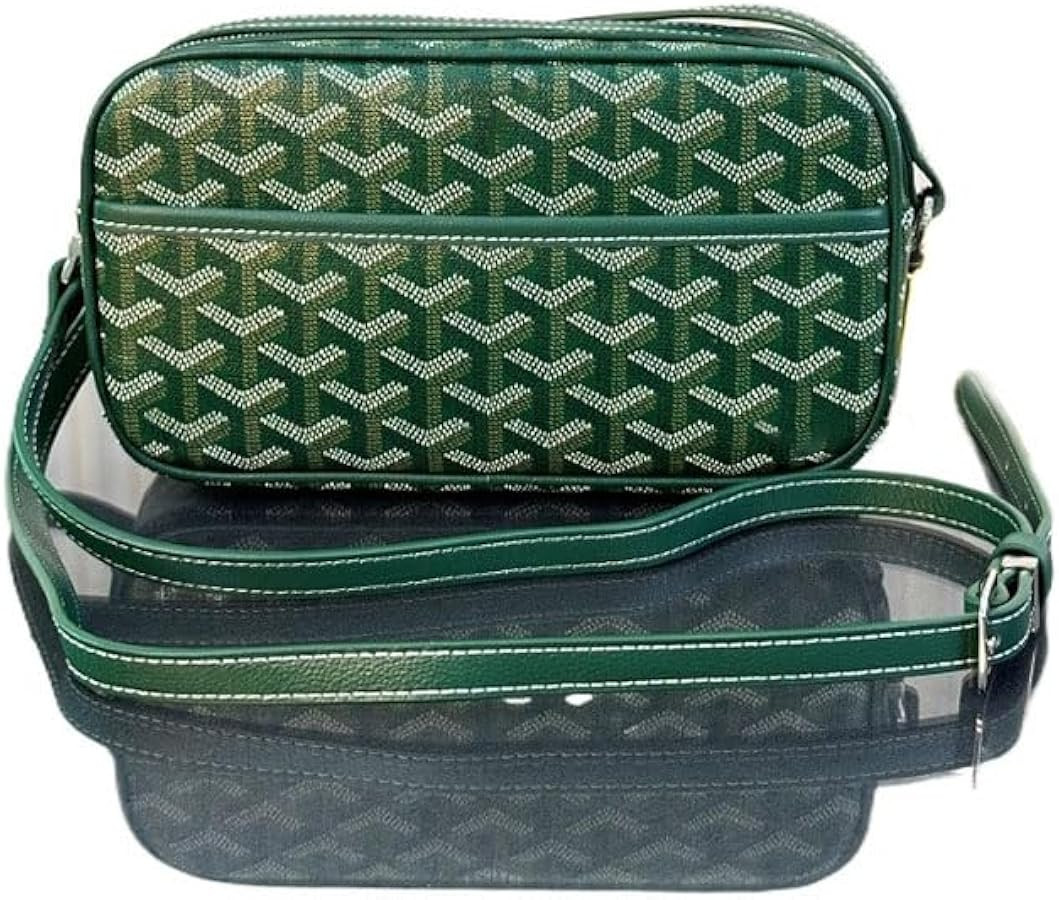 Unisex Full-Grain Leather Crossbody Bag, Vintage Shoulder Handbag with Cotton-Linen Lining, Gift ... | Amazon (US)