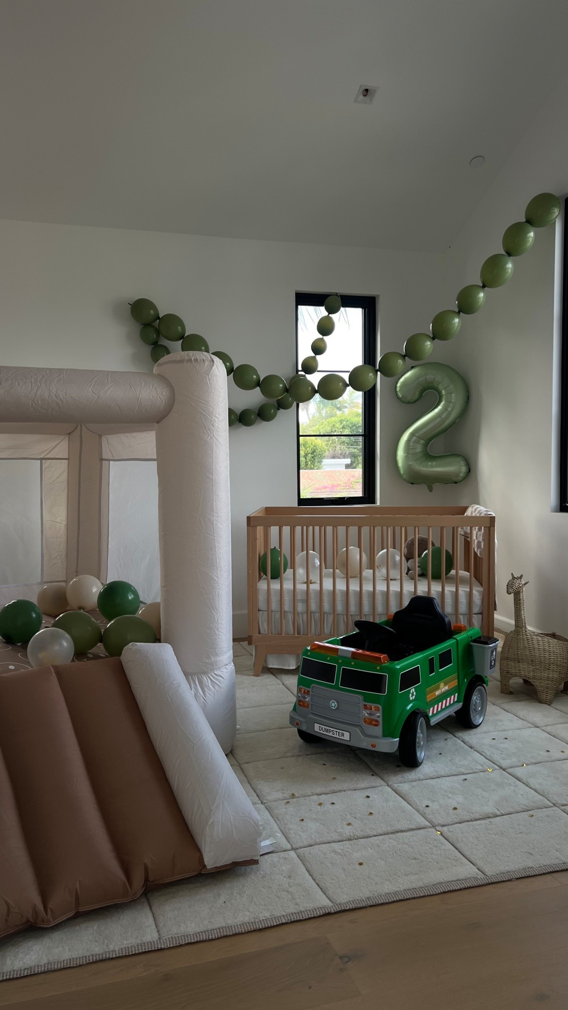 Toddler trash truck birthday 