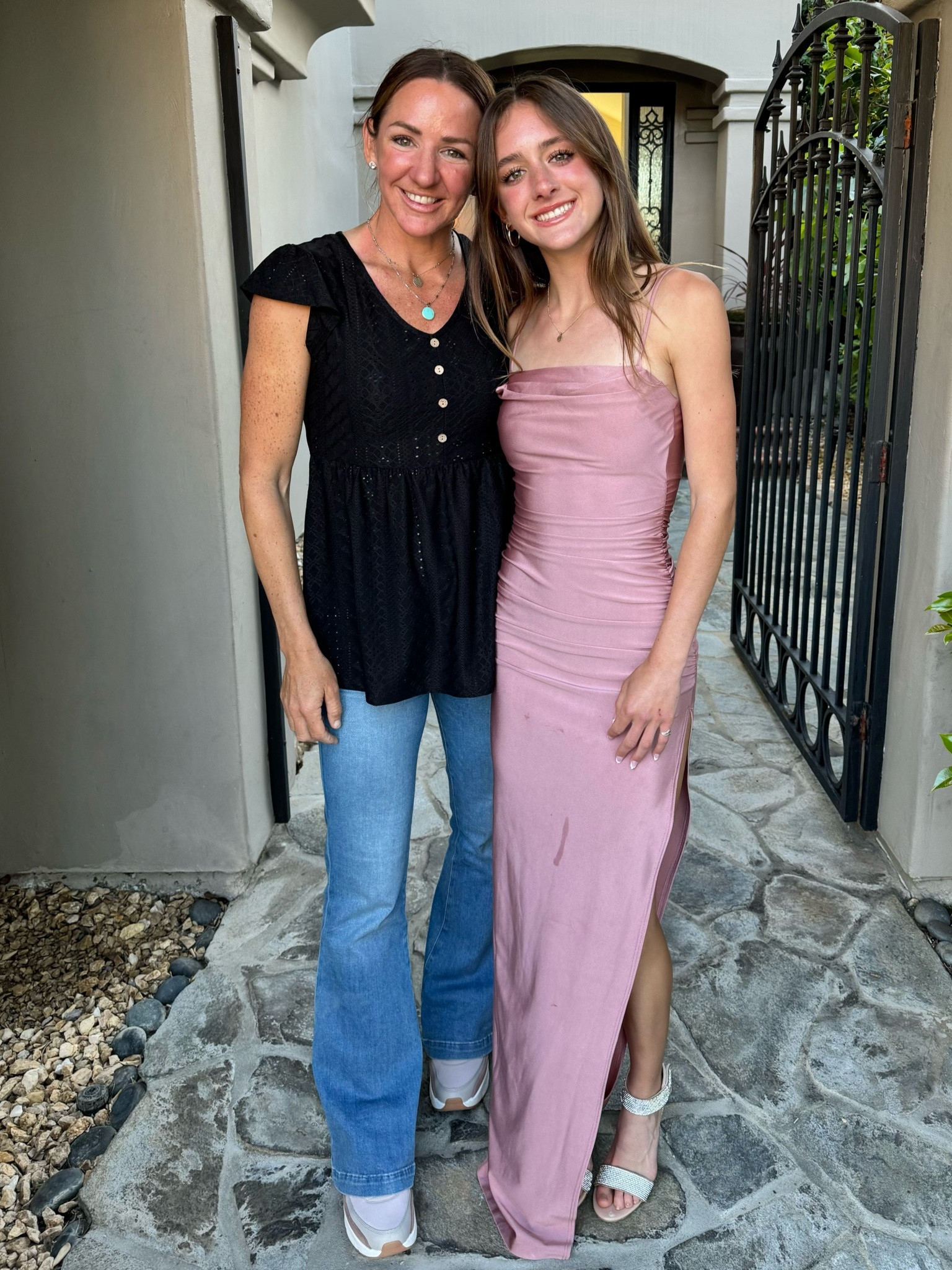 Makenzie’s #prom! It was a busy day hosting the pre-prom dinner so I threw on my trustee jeans and this cute, soft babydoll top I found on #amazon for only $10!! Kenzie’s dress is from #Windsor and fit her so beautifully! 

#LTKbeauty #LTKfindsunder50 #LTKstyletip