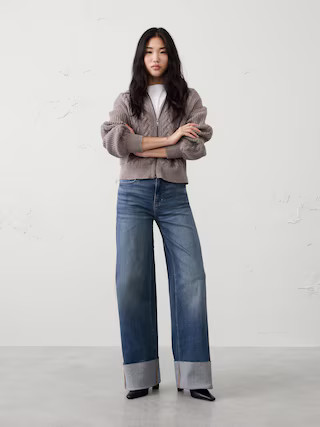 Wide-Leg High-Rise Jean | Banana Republic Factory