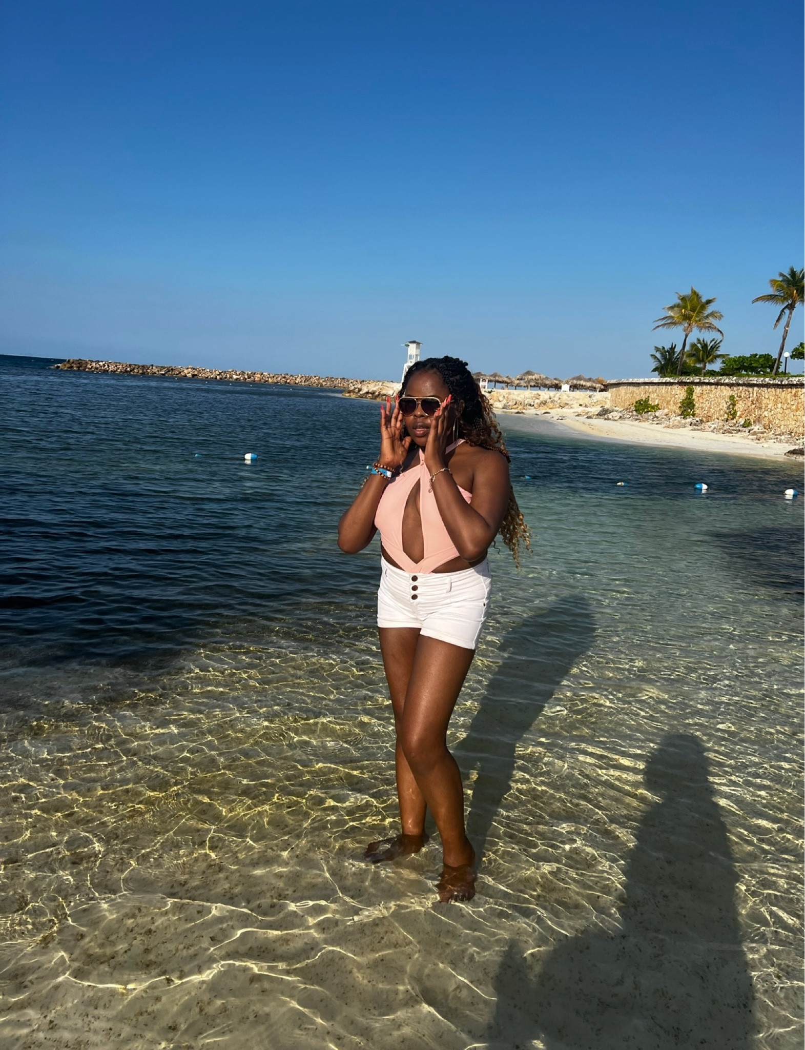 This pink swimsuit from SheIn will be perfect for any beach or a travel vacation! It’s very comfortable and can also be worn as a shirt (as seen in this photo)!

#LTKtravel #LTKfit #LTKSeasonal
