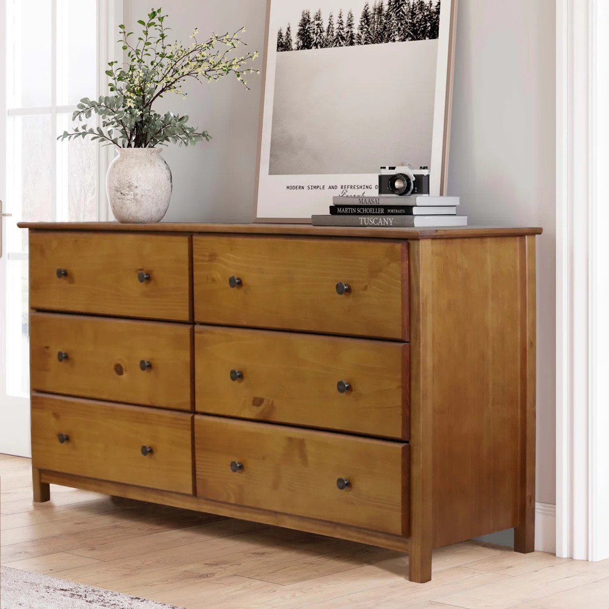 Shaker Solid Wood 6-Drawer Dresser | Wayfair North America