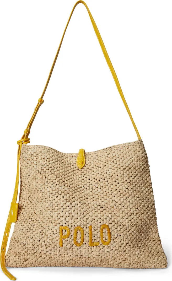 Polo Play Raffia Messenger Bag | Nordstrom