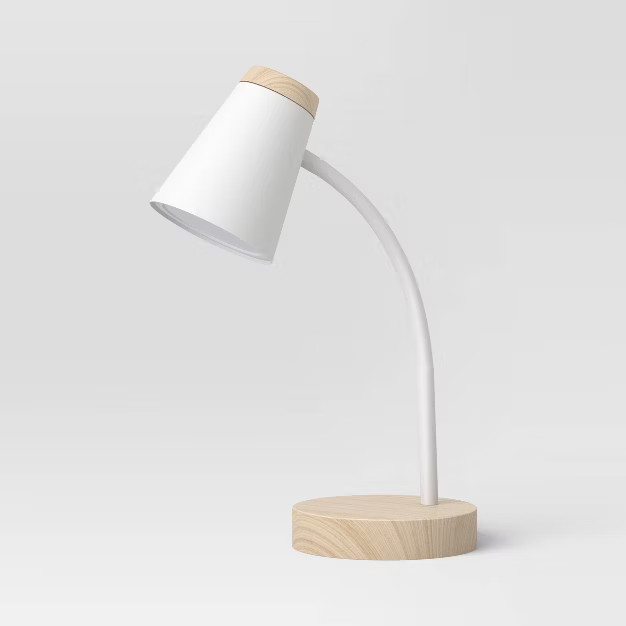 Task Lamp with Wood (Includes LED Light Bulb) - Room Essentials™ | Target