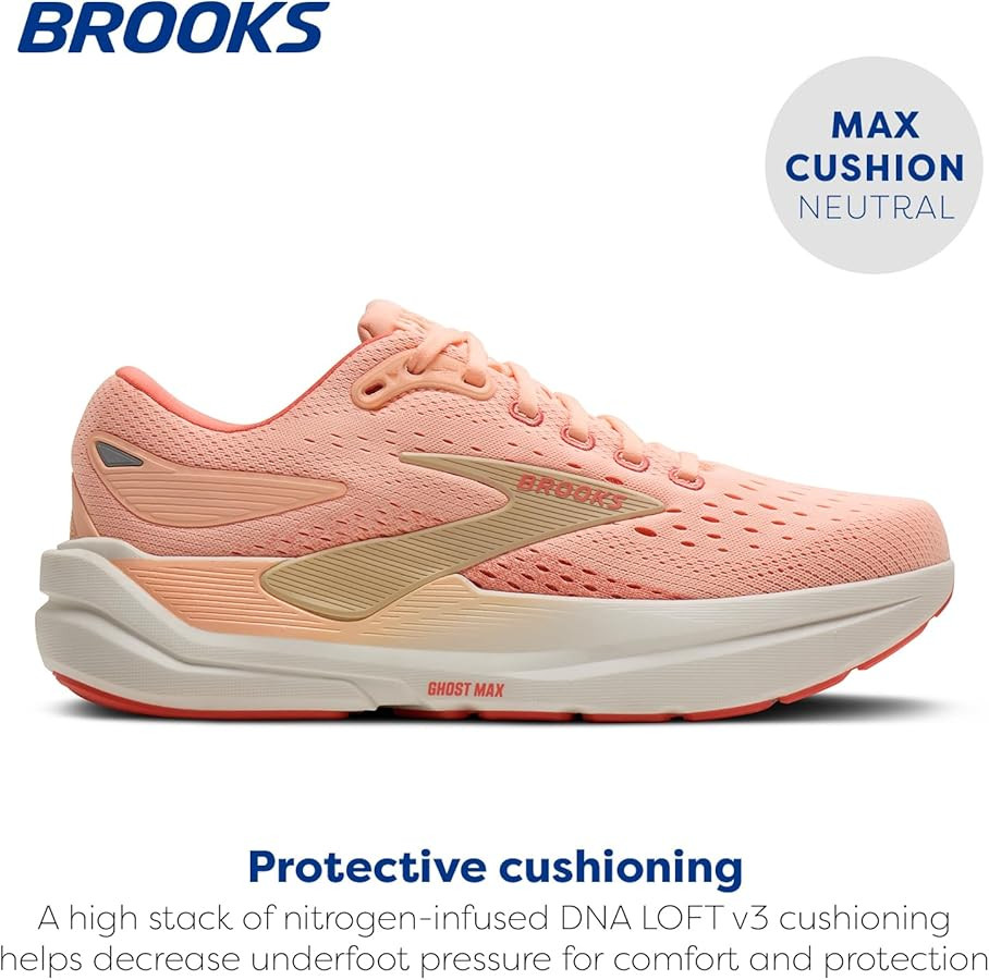 Brooks Women’s Ghost Max 3 Neutral Running & Walking Shoe | Amazon (US)