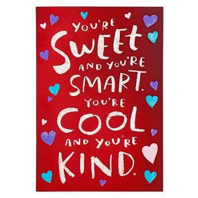 Valentine's Day Card Juvenile with Brushy Lettering | Target