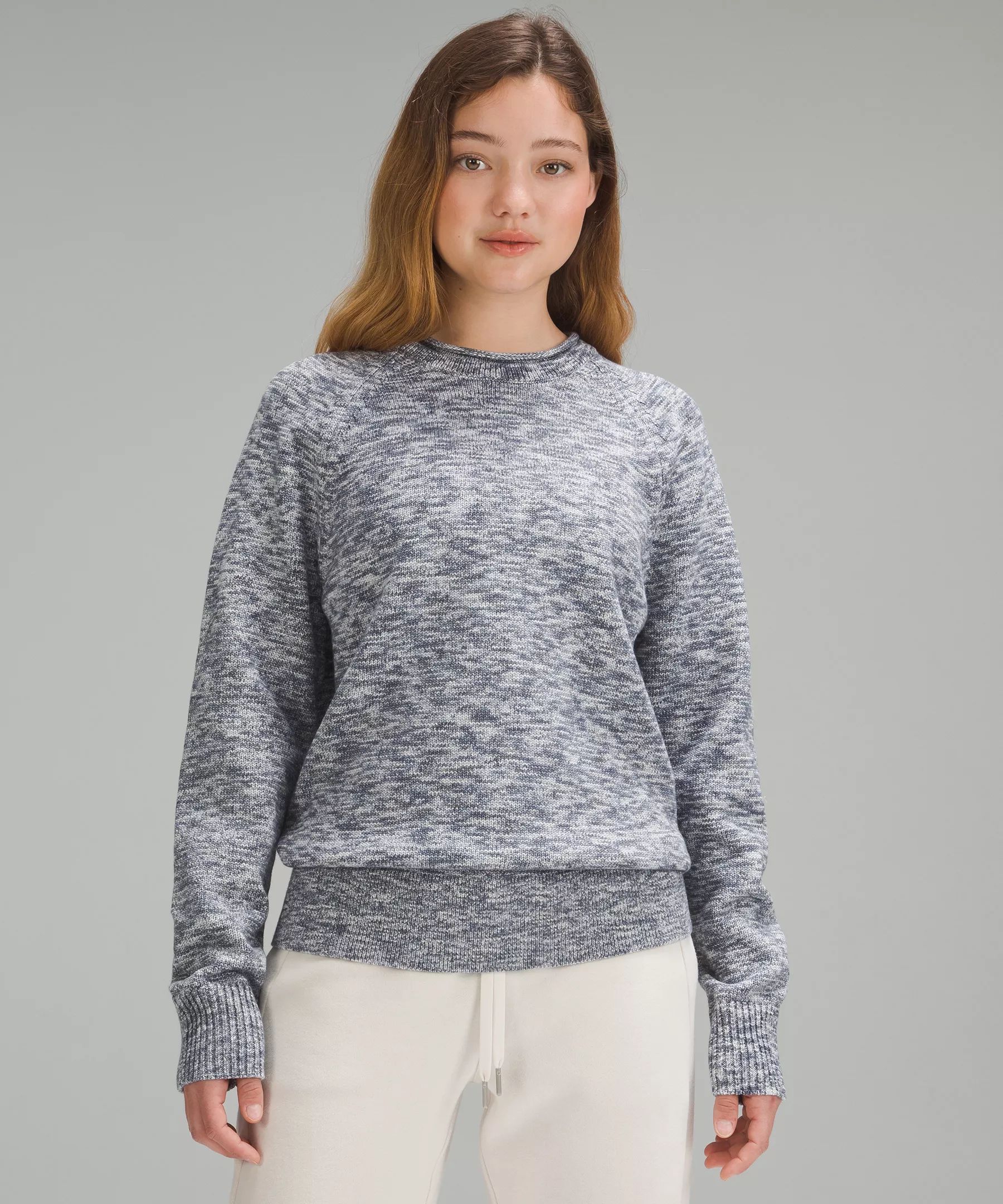 Boxy Cotton-Blend Sweater | Women's Hoodies & Sweatshirts | lululemon | Lululemon (US)
