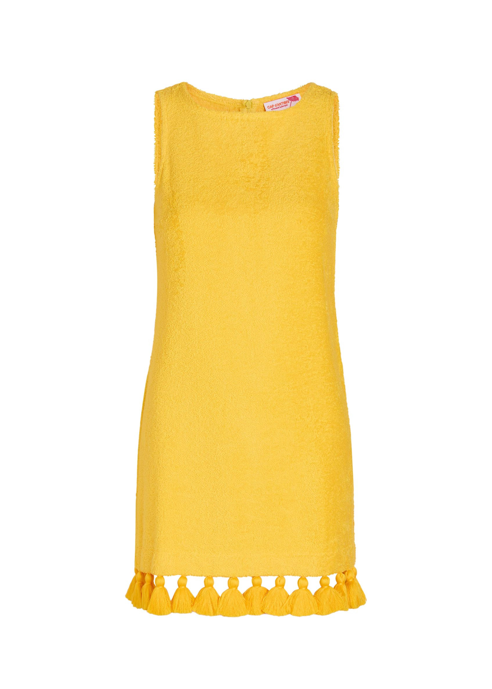 Robe Courte Manon tasseled-hem terry mini dress | Harvey Nichols