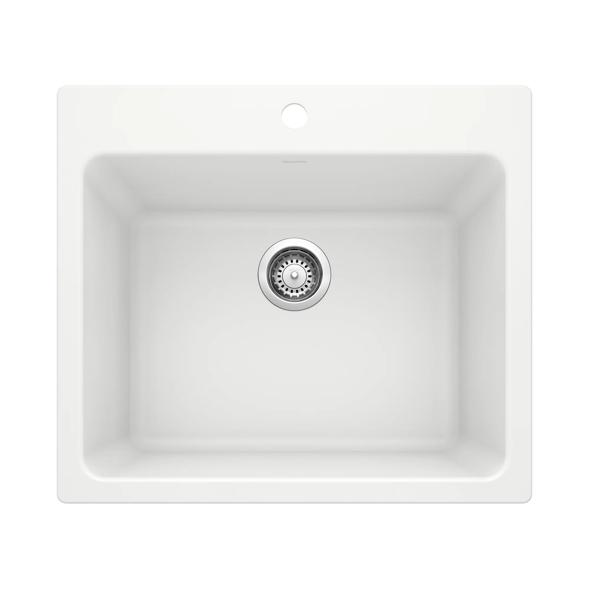 Liven SILGRANIT 25" Single Bowl Dual Mount Laundry Sink 401927 | Wayfair North America