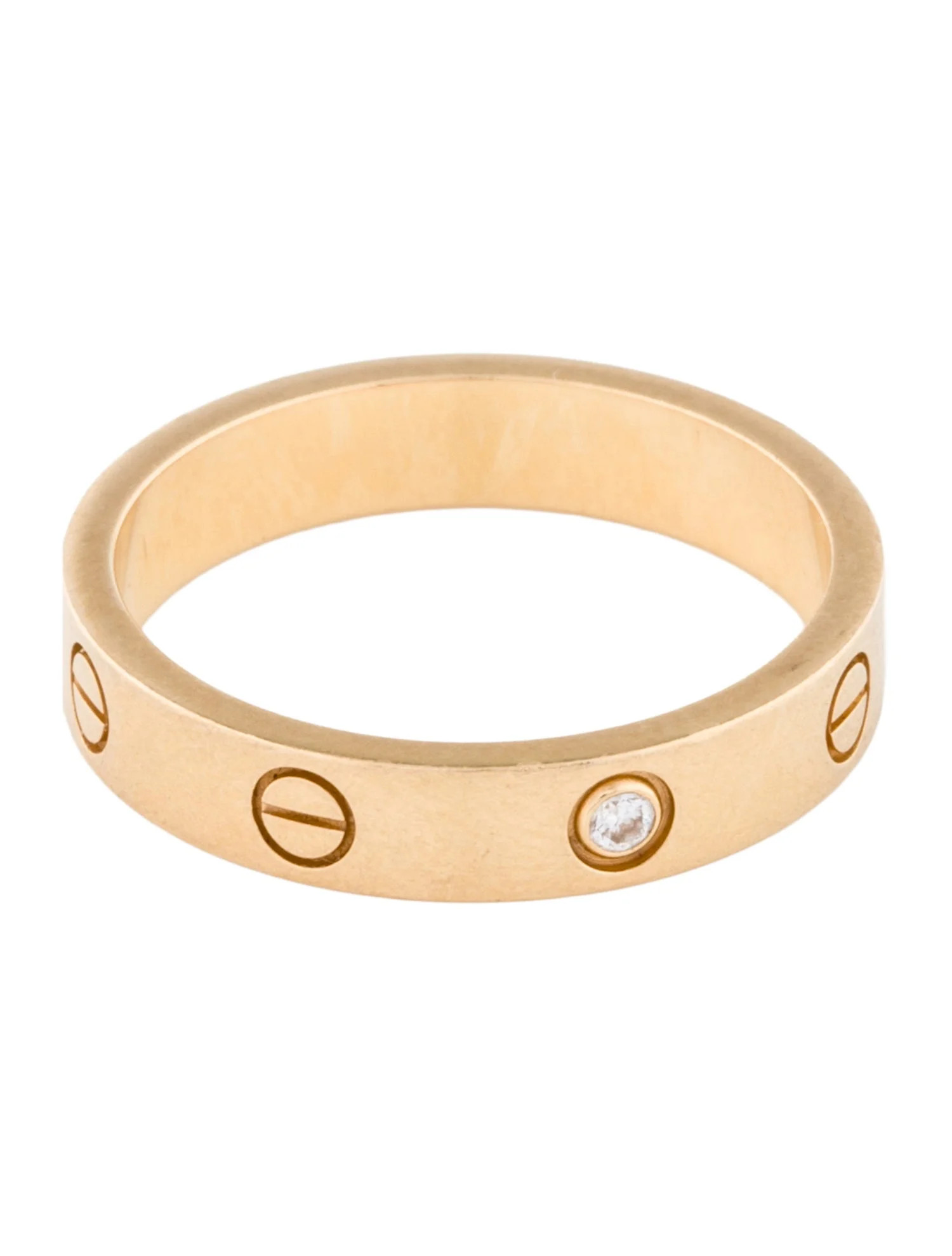 1 Diamond Small LOVE Ring | The RealReal