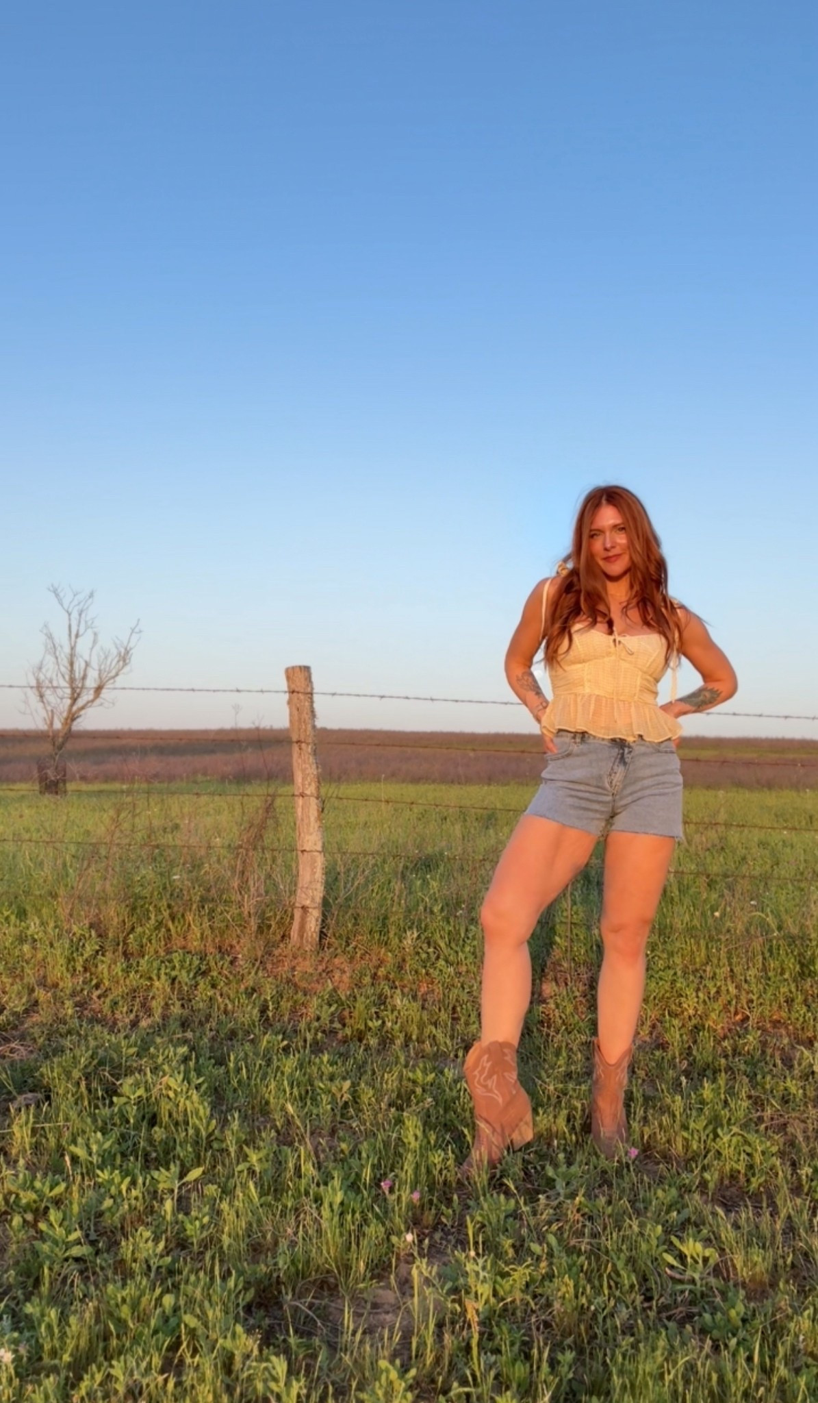 butter yellow, yellow, corset, shoulder ties, gingham, ruffles, jean shorts, boots, country, concert, rodeo, casual, spring look, summer, yellow gingham, tank top, tie top, peplum, peplum top, 

#LTKStyleTip #LTKSeasonal #LTKFindsUnder50