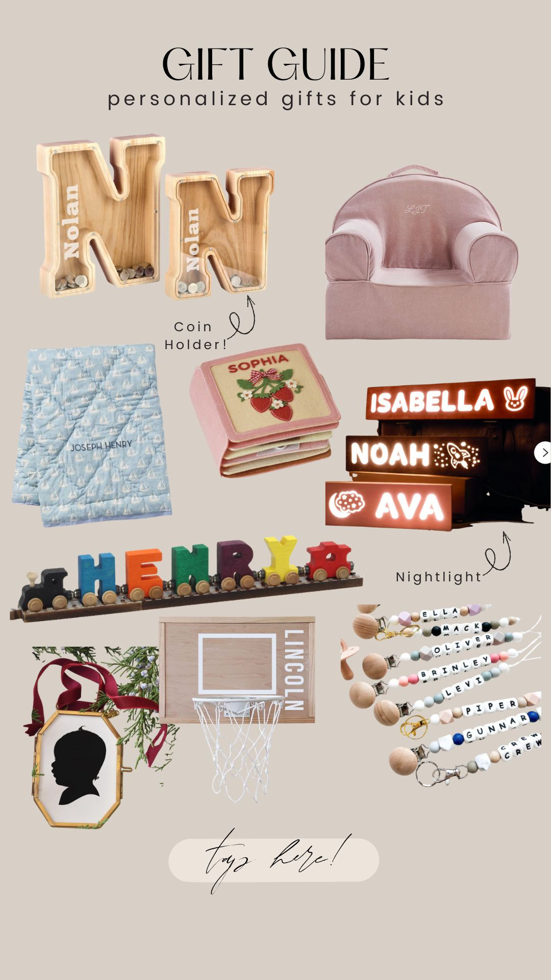 gift guide - personalized gifts for toys! 

 #LTKGiftGuide #LTKHoliday #LTKKids
