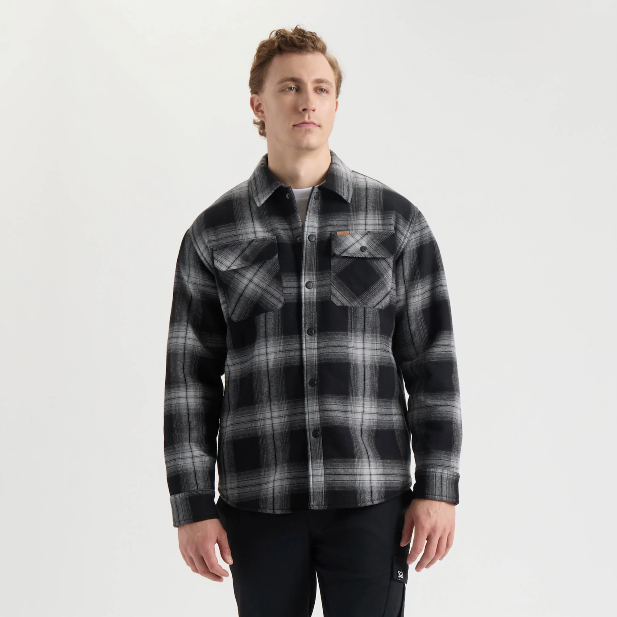 Men's Matix Sherpa Lined Buffalo Check Flannel Shacket | Kohl's
