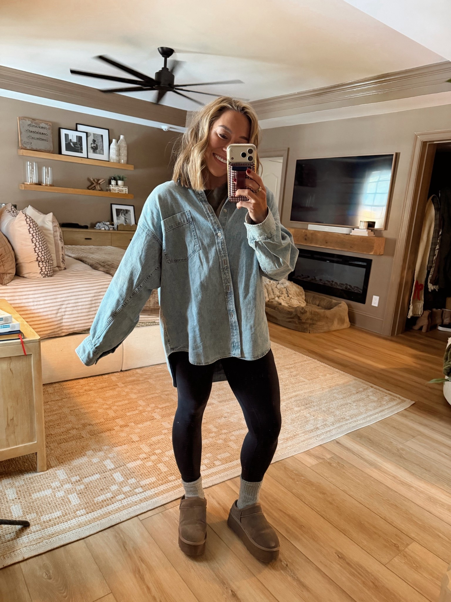 Easily my most worn denim top / button up 🖤 in the L for an oversized fit! Comes in several washes! Worth every penny 🤌🏼

Ootd / denim top / aritzia / casual / winter style / Holley Gabrielle 

#LTKPetite #LTKSeasonal #LTKootd