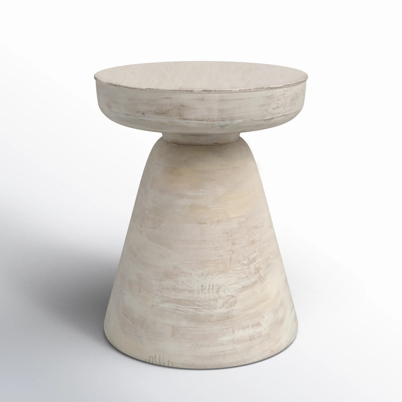 Vanola Drum Wooden Accent Table | Joss & Main