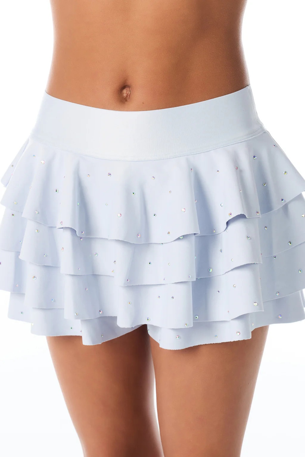 Always Egg-stra Ruffle Skirt in Winter Sky | Rebel Athletic