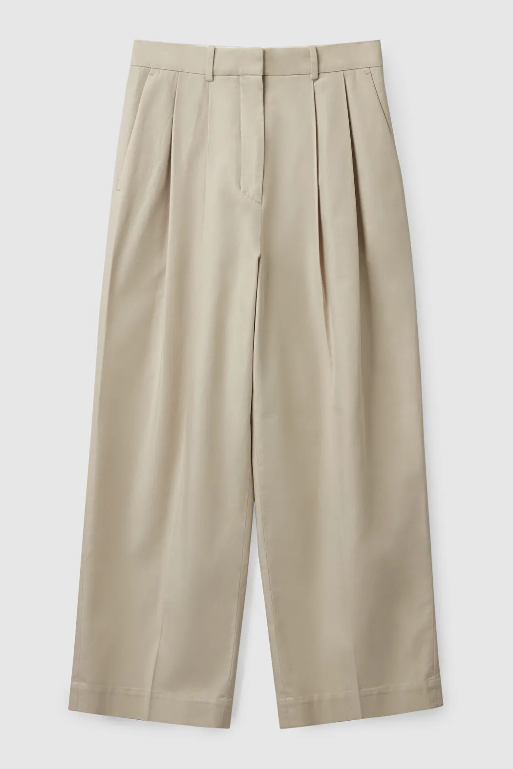 ELEGANTE HOSE MIT WEITEM BEIN - BEIGE - Trousers - COS | COS (EU)