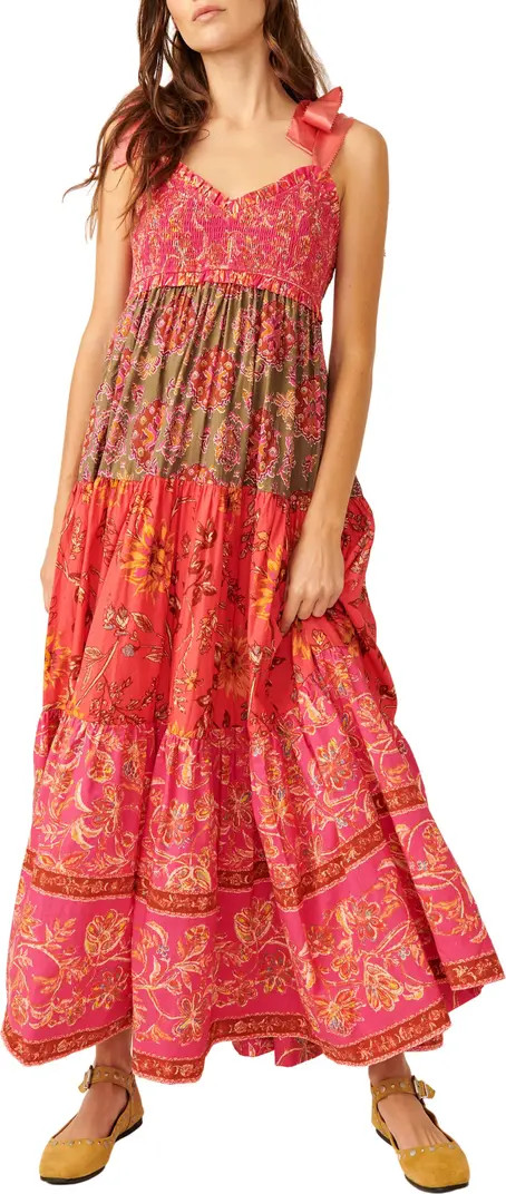 Bluebell Mixed Print Cotton Maxi Dress | Nordstrom