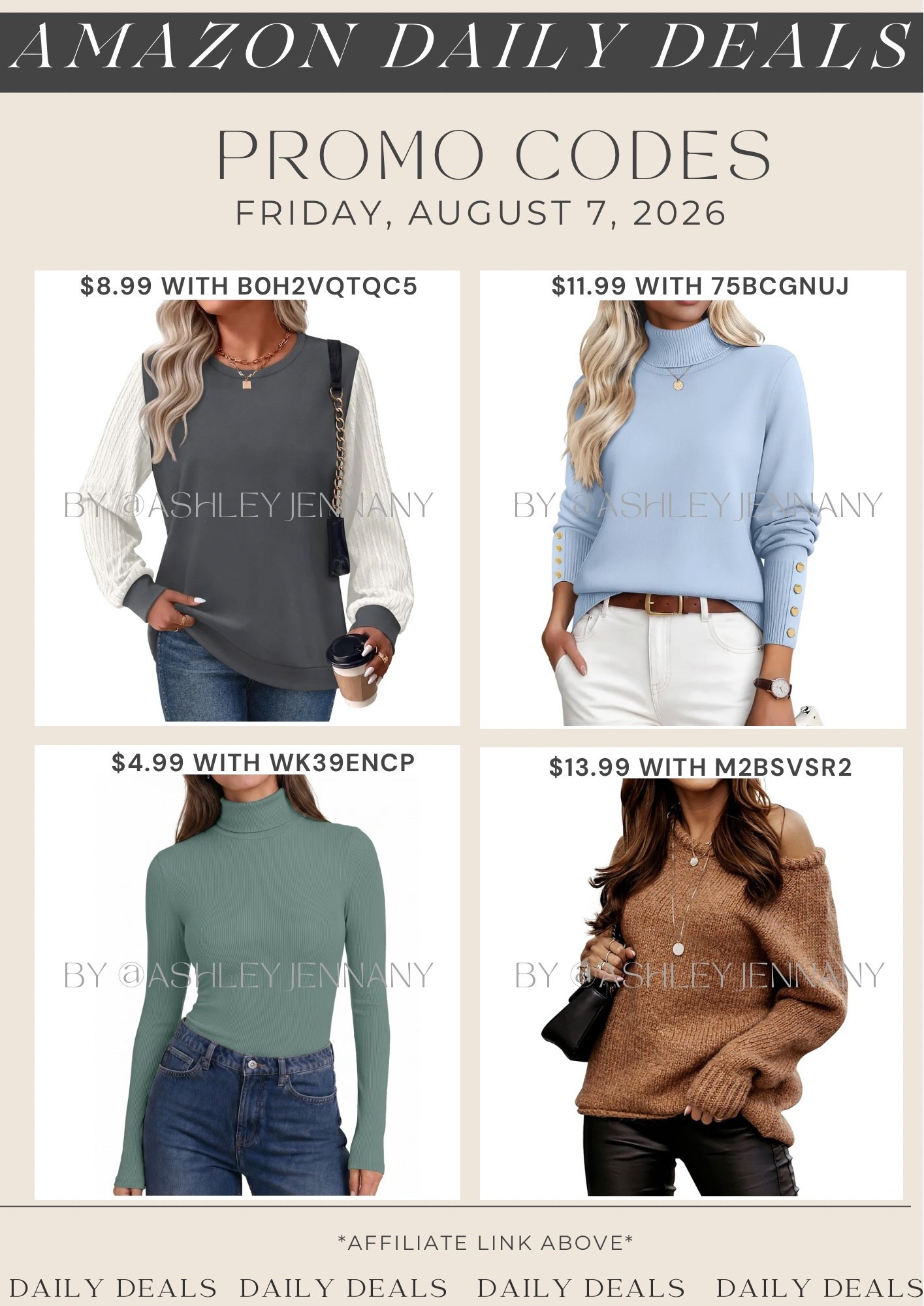 Amazon deals

#LTKSaleAlert #LTKMidsize #LTKSeasonal