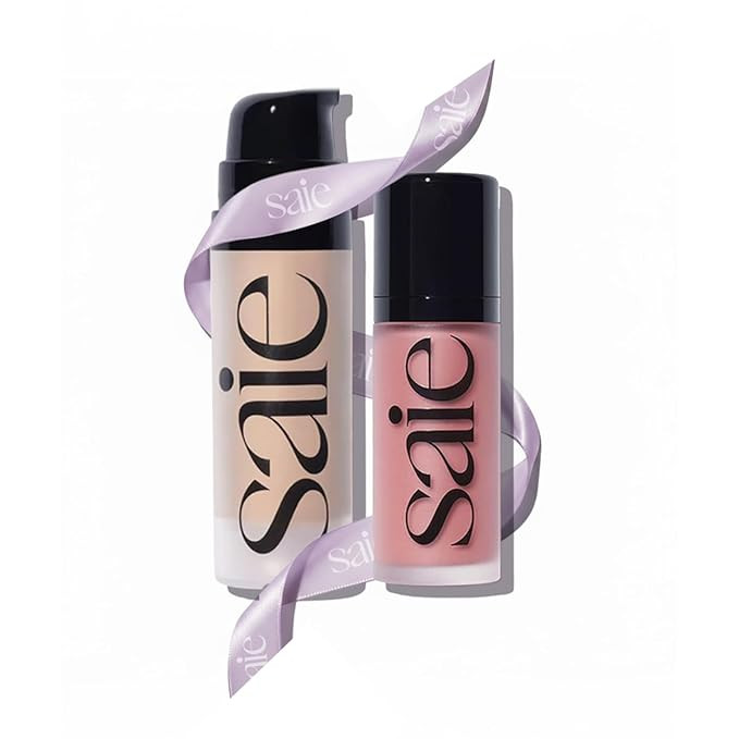 Saie Dewy Glow Duo - Dew Liquid Blush Lady (.40 oz), Mini Glowy Super Gel Warmglow (.5 oz) - Radi... | Amazon (US)