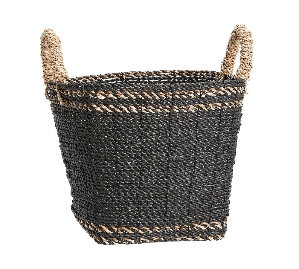 Asher Handwoven Seagrass Tote Basket | Pottery Barn (US)