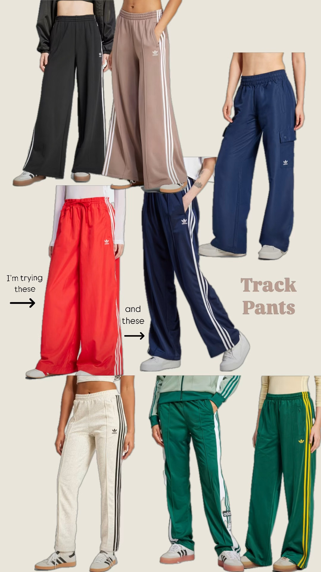 Track pants for that sporty chic look 🤌🏻

#LTKOver40 #LTKSeasonal #LTKStyleTip