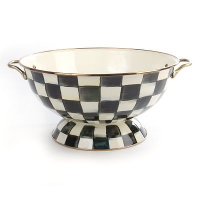 MacKenzie-Childs Courtly Check Enamel Everything Bowl | MacKenzie-Childs