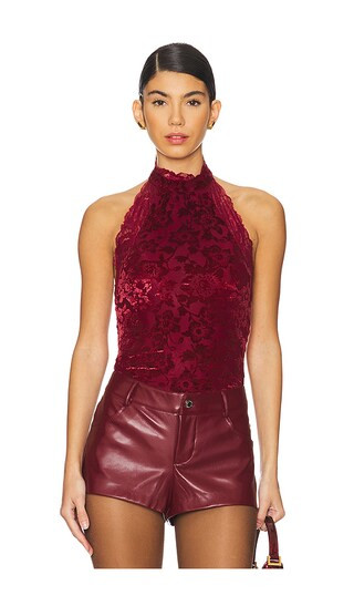 x Intimately FP Late Night Bodysuit in Wine | Revolve Clothing (Global)