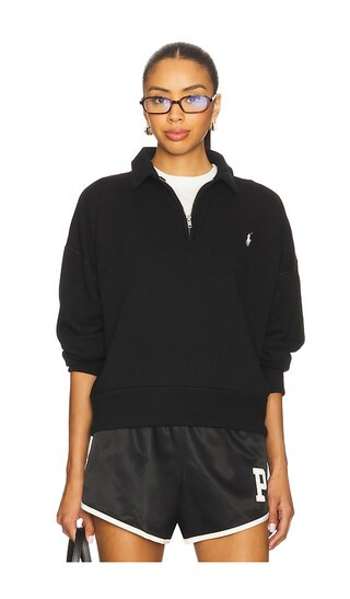 Lightweight Fleece Quarter-Zip in Polo Black

        
            Polo Ralph Lauren
        
   ... | Revolve Clothing (Global)