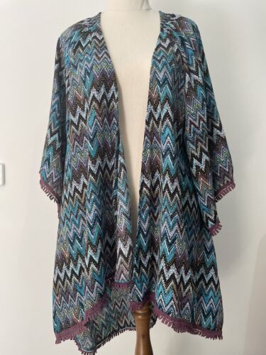 Timeless by Vanessa Tong zig zag kimono size M | eBay AU