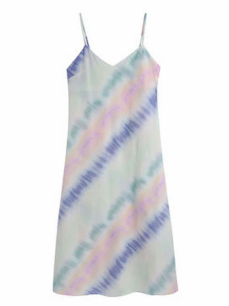 'Oli' Tie-dye V-neck Midi Dress | Goodnight Macaroon