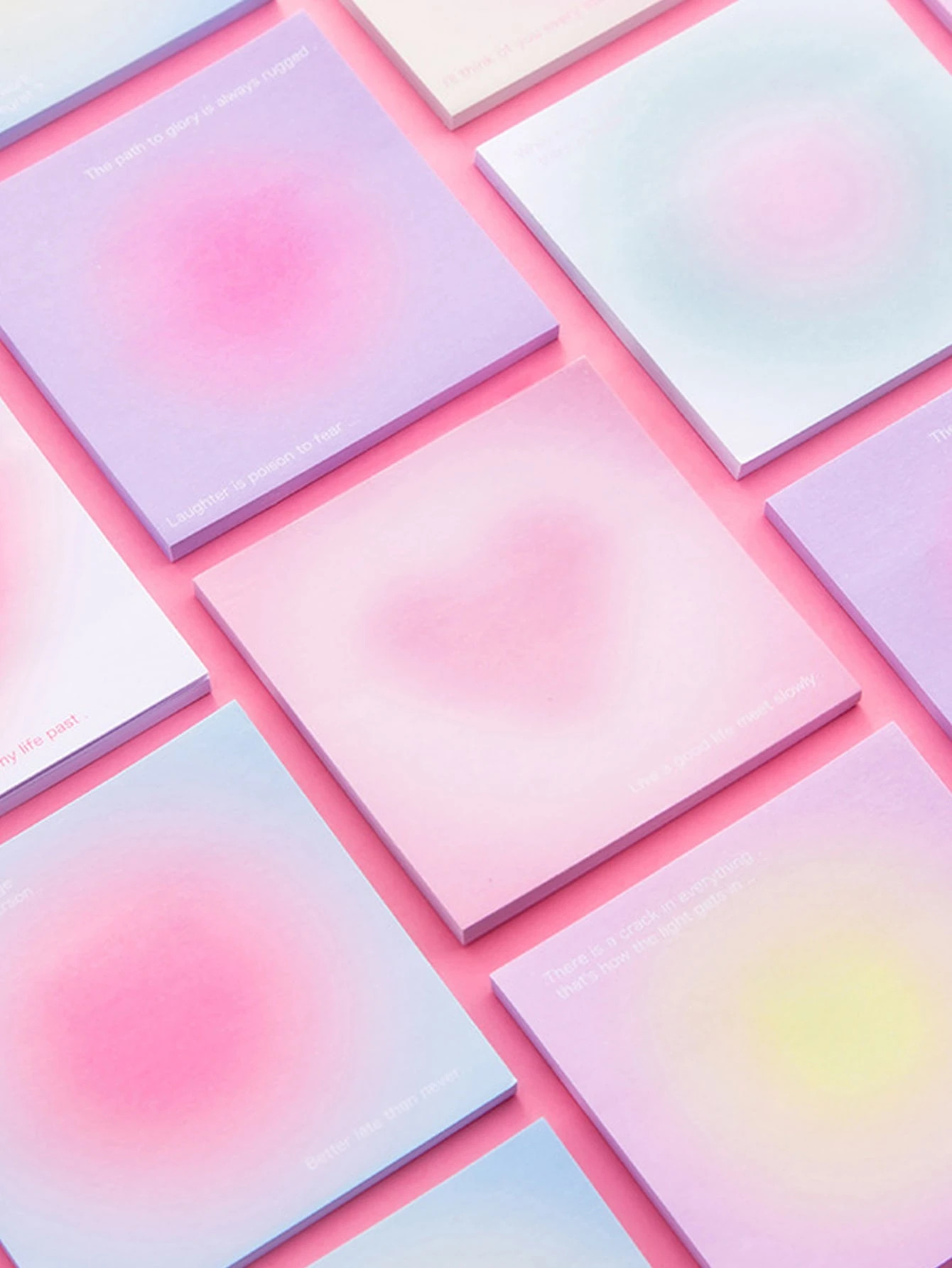 4pcs Gradient Color Random Sticky Note | SHEIN