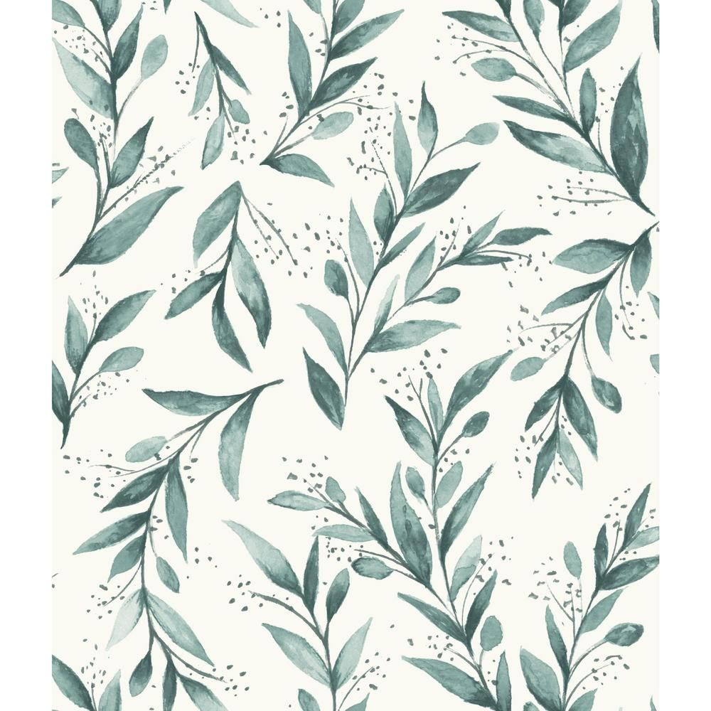 56 sq.ft. Olive Branch Wallpaper | The Home Depot