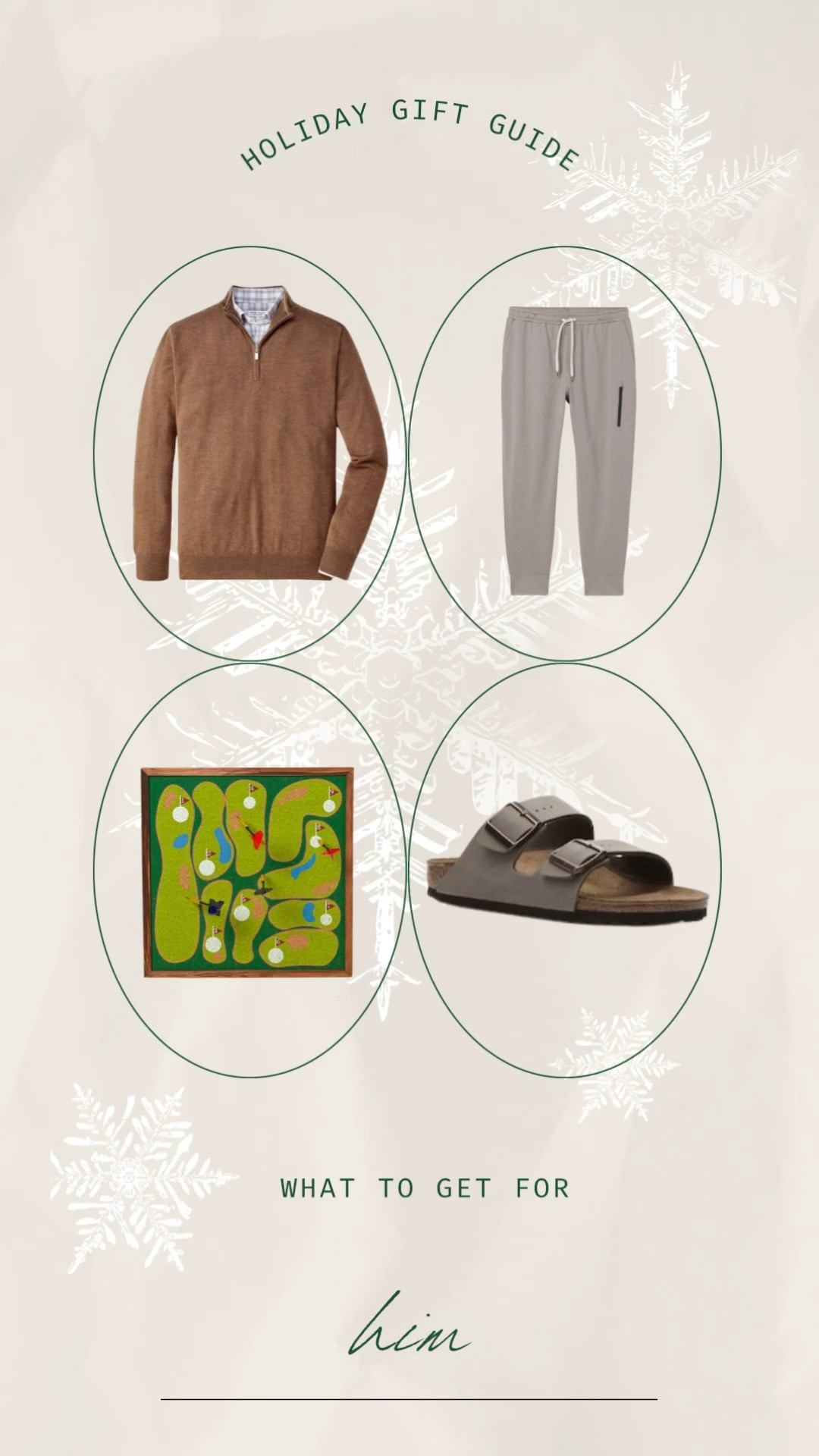 Here’s my Christmas gift guide for him! If you’re looking for a gift for husband or boyfriend, these are some of my favorites right now. Loving these men’s Birkenstocks, vuori joggers, Peter millar quarter zip and a fun gift idea. 

I’m linking some similar Peter Millar dupes in my LTK as well if you’re looking for more affordable gifts for men


Christmas gifts, secret Santa, gifts for dad, gifts for golf lovers, gifts for him, gifts for men, gifts for husband, gifts for brother, gifts for brother in law, gifts for boyfriend 

#LTKMens #LTKHoliday #LTKGiftGuide