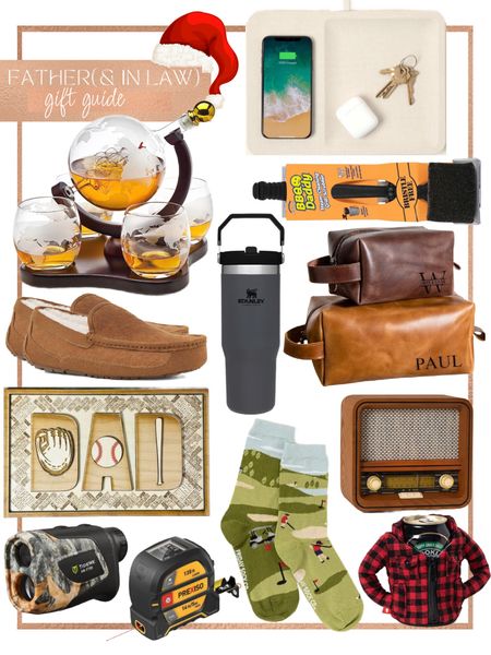 Father and father-in-law gift guide. Dad gifts. Father gifts. Personalized gifts. Men gift. Grill and gifts. Easy gift. Affordable gift. Viral gift. Creative gift. Unique gift. Bluetooth speaker. Tools. Golf and gift. Slippers. Stanley Cup. Toiletry bag. Monogrammed gift. sentimental gift. Husband gift. Uncle gift. Boyfriend gift.

#LTKmens #LTKGiftGuide #LTKHoliday