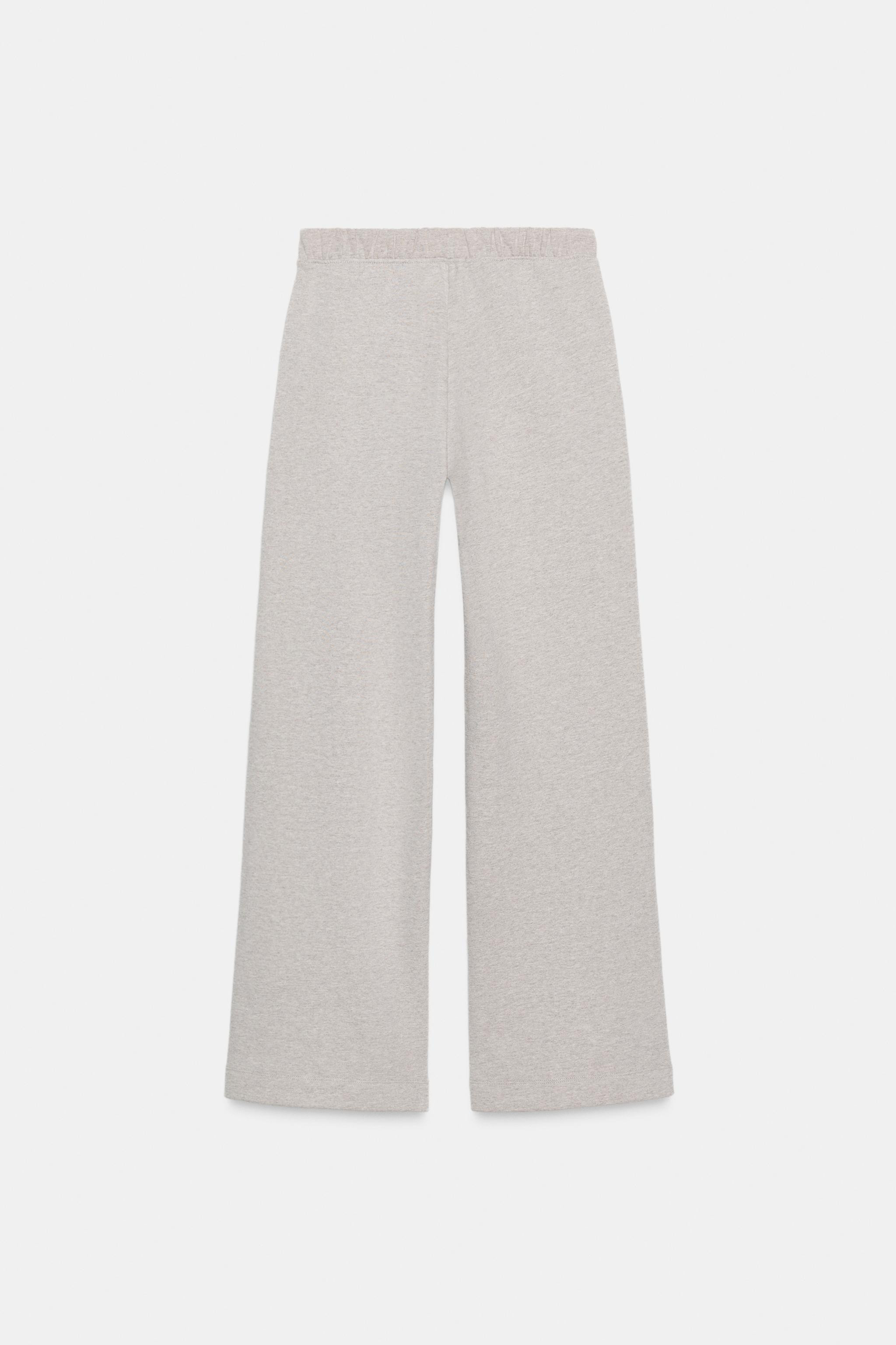 PLUSH TROUSERS WITH LABEL | Zara UK