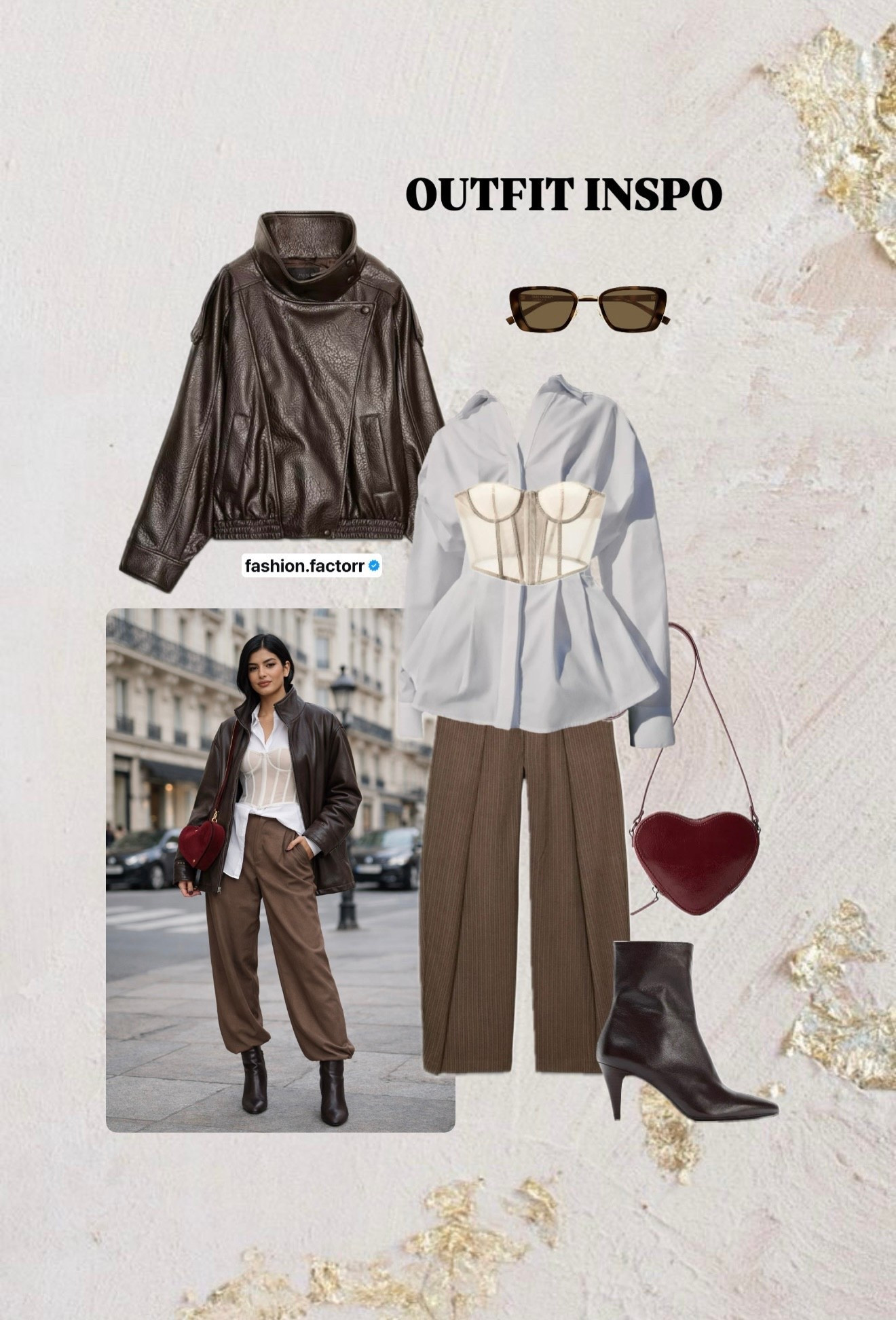 Outfit inspo 🤍

Funnel neck jacket, cinched waist shirt, corset, leather ankle boots, elevated casual, 2026 trends, pleated balloon pants

#LTKgrwm #LTKootd #LTKNYFW