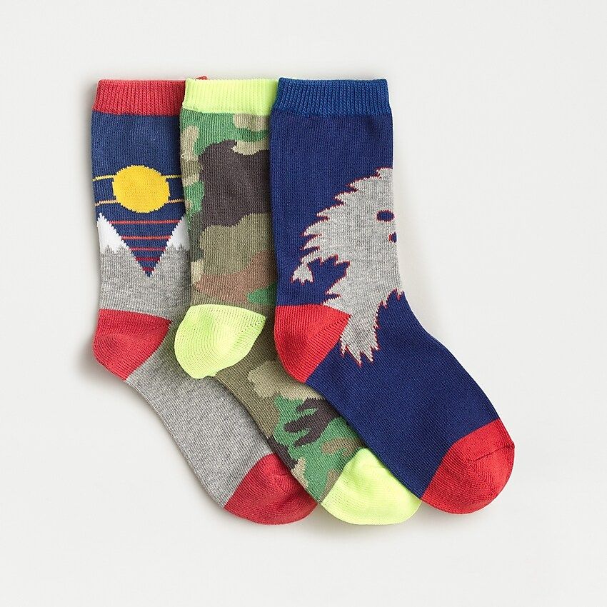 Kids trouser socks three-pack | J.Crew US