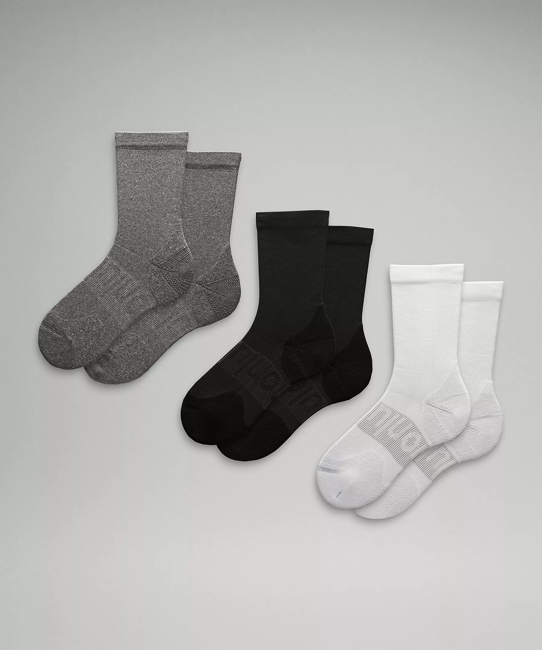 Women's Power Stride Crew Sock *3 Pack | Women's Socks | lululemon | Lululemon (US)