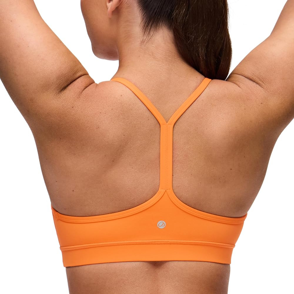 CRZ YOGA Butterluxe Y Back Sports Bras     Light Support, Removable Pads, Yoga, Extremely Soft, S... | Amazon (US)