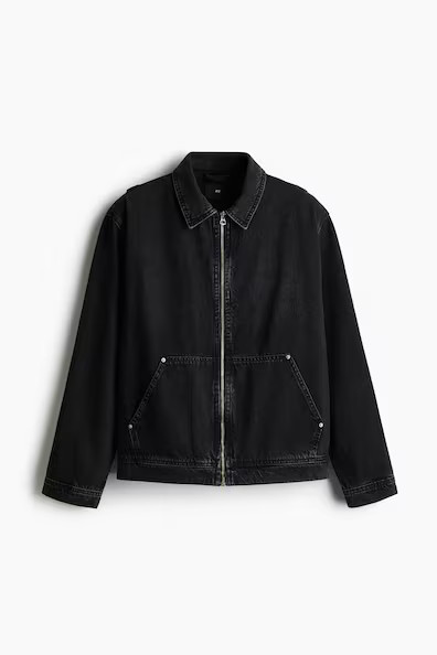 H & M - Loose Fit Utility Jacket - Black | H&M (US + CA)
