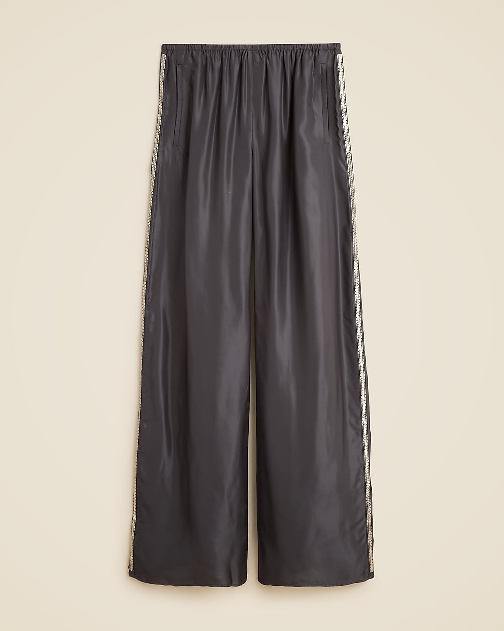 Tall Cosmo pant in viscose twill with embellished side stripe | J. Crew US