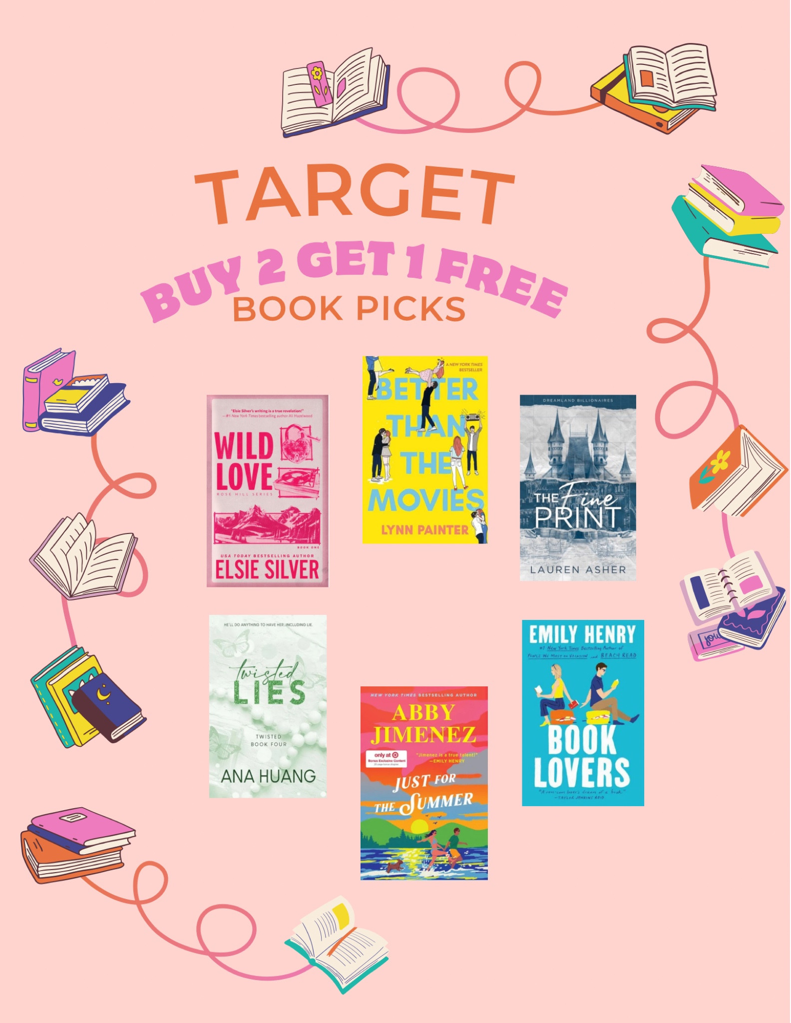 Books I ordered from Target’s circle days sale! 

#LTKsalealert #LTKxTarget #LTKfindsunder50