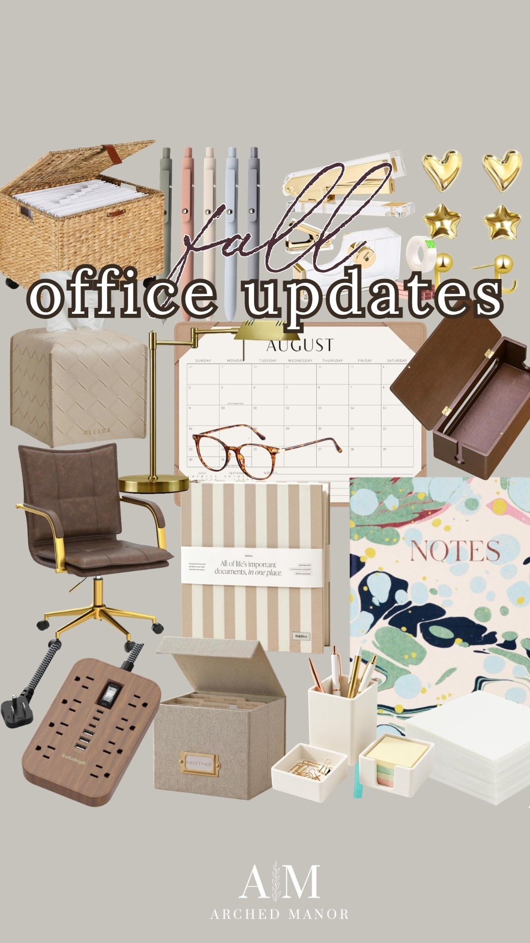 We love a good office update- and an organized space. This binder is amazing for getting all of your important documents in one spot and I love this rolling file folder storage! Shop it all below.

#LTKSeasonal #LTKHome