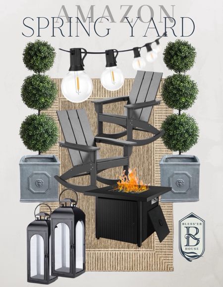 Amazon outdoor decor!

#amazonhome #amazonfinds #topiary #Adirondackchairs #rockingchair #outdoorlanterns #landscaping  

#LTKhome