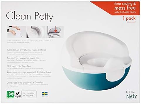Eco by Naty Potty - Sustainable and Potty for Kids, Easy-to-Use Kid and Baby Potty Training Toilet w | Amazon (US)